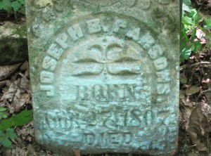 Parsons Joseph B 1807 HS JBP
